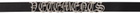 VETEMENTS Black Gothic Logo Belt