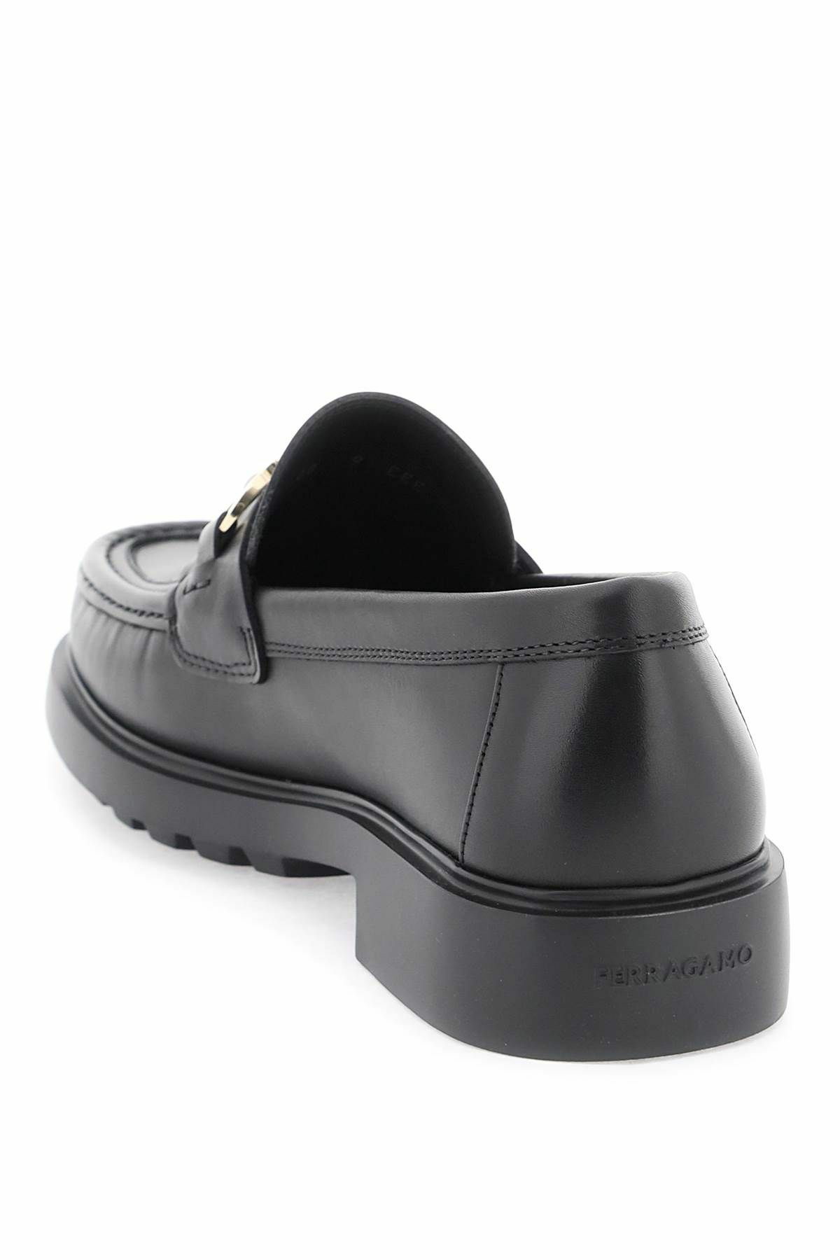 FERRAGAMO gancini loafers Black Salvatore Ferragamo