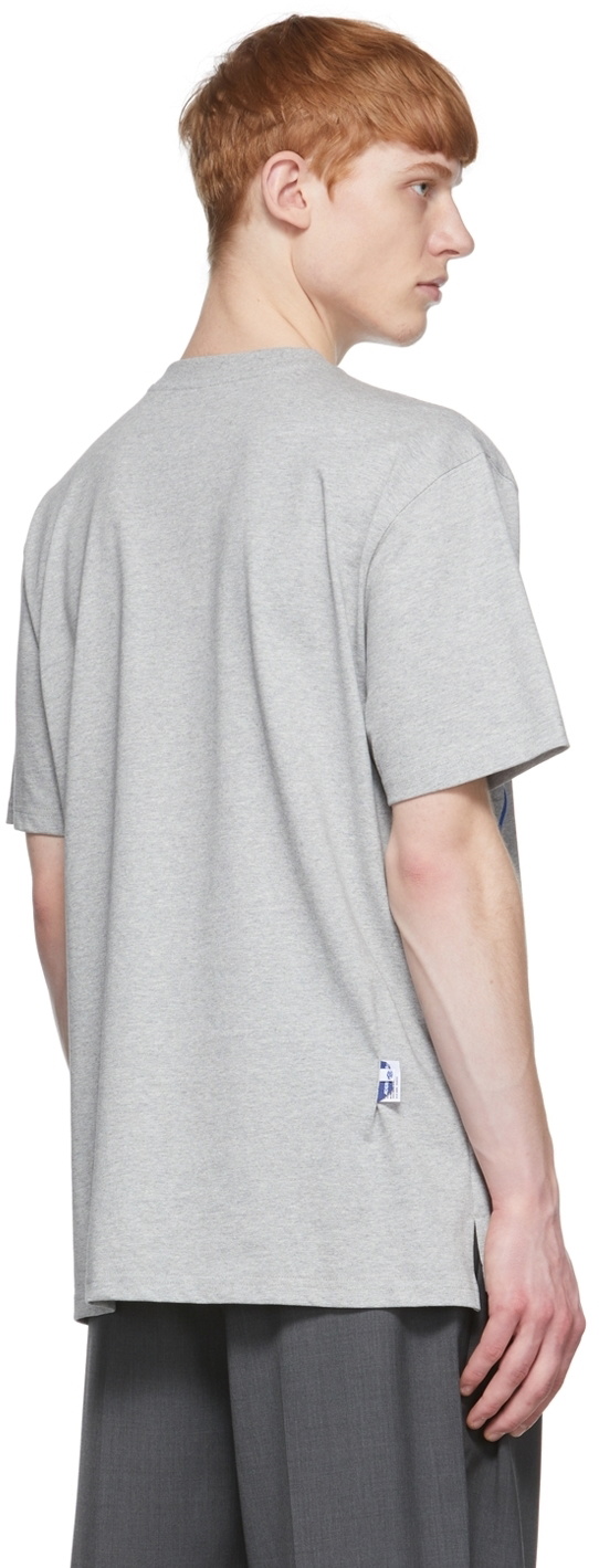 ★ADERERROR★ Tap tshirt Grey ADER error Grey Tap T-Shirt ADER error