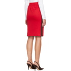 Coperni Red Tracksuit Midi Skirt