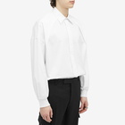 Alexander McQueen Men's Harness Drop Shoulder Shirt in Optical White