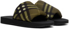 Burberry Green Trek Sandals