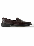 VINNY's - Yardee Leather Penny Loafers - Brown