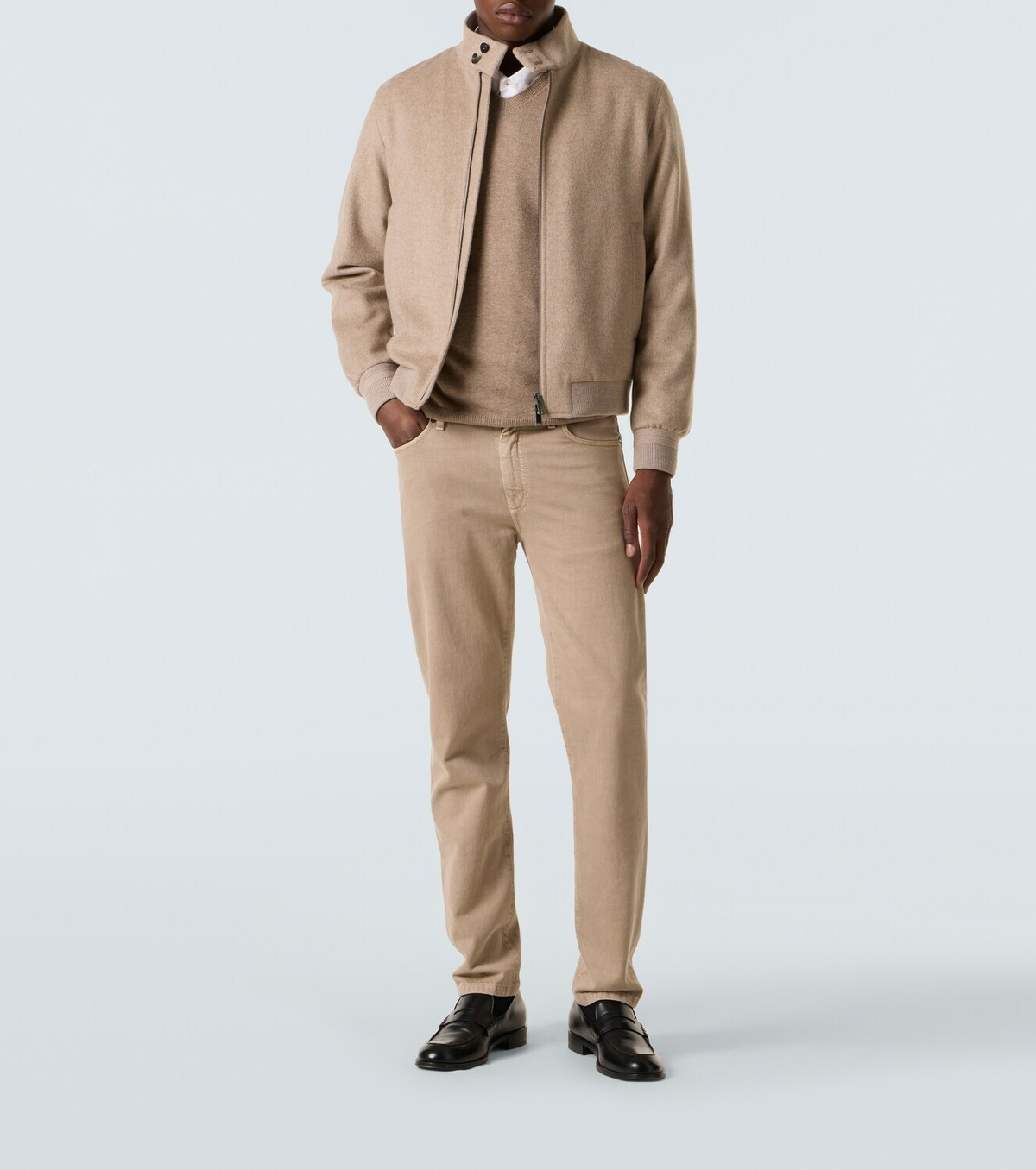 Zegna Cashmere bomber jacket
