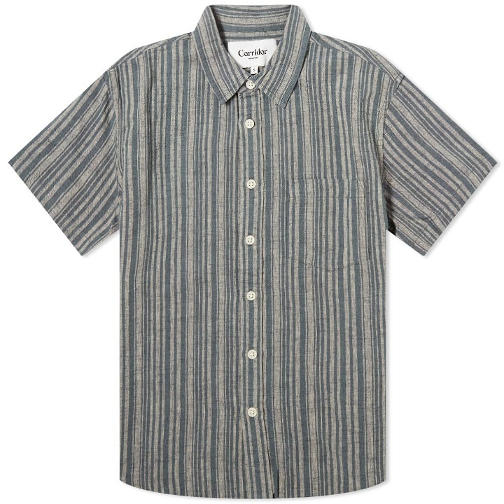 Photo: Corridor Short Sleeve Rustic Stripe Shirt