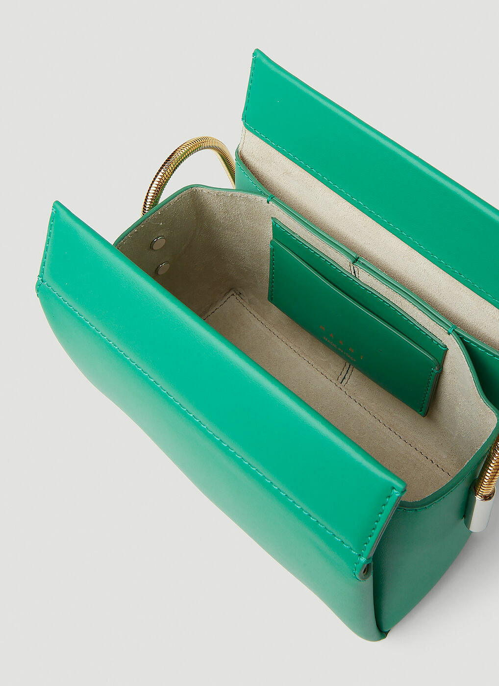 【MARNI】SMALL TOGGLE SHOULDER BAG Marni - Toggle Small Shoulder Bag in Green Marni