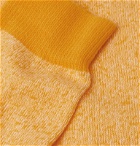 Sunspel - Mélange Organic Cotton-Blend Socks - Yellow