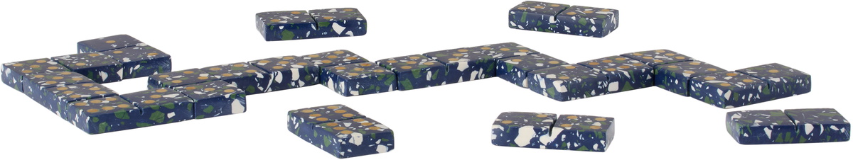 The Conran Shop Navy Pietra Engineered Stone Domino Set
