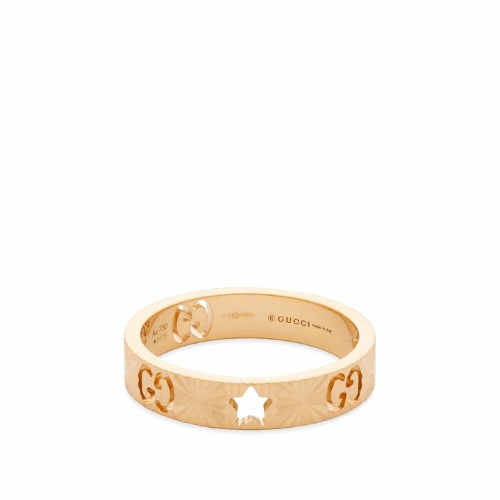 Photo: Gucci Women's Jewellery Icon Star Ring in 18K Yellow Gold