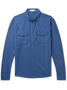 Peter Millar - Lava Wash Stretch-Pima Cotton-Jersey Shirt - Blue