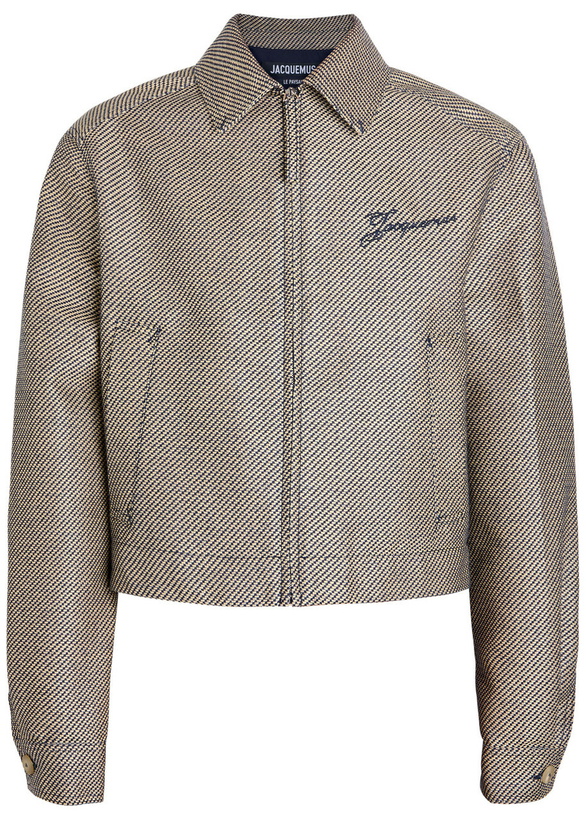 Photo: Jacquemus La Veste De-nîmes Canevas Canvas Jacket Navy