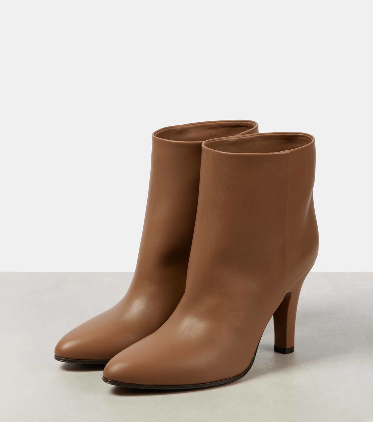 The Row Prudens 90 leather ankle boots The Row