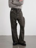 Rick Owens - Bolan Frayed Baggy Bootcut Jeans - Gray
