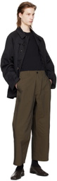 meanswhile Khaki Dope-Dyed Trousers
