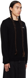 RTA Black Embroidered Sweater