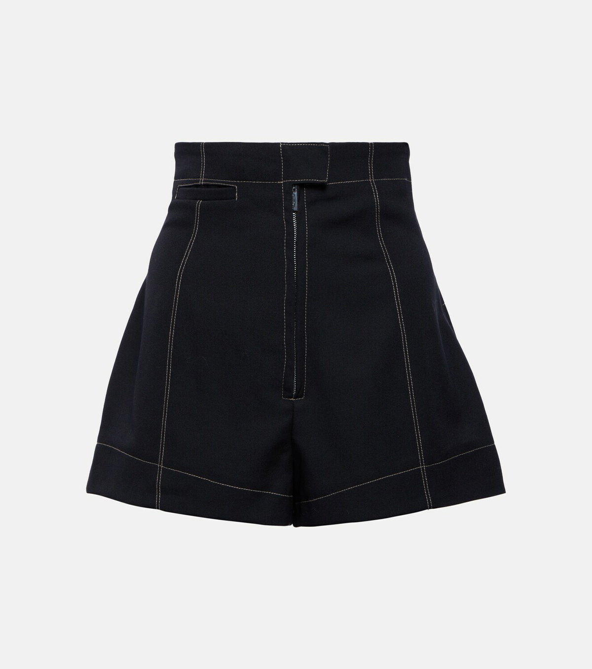 【JACQUEMUS】Le Areia Shorts/追跡+関税+全国送料込み Le Short Areia high-rise linen-blend shorts in yellow