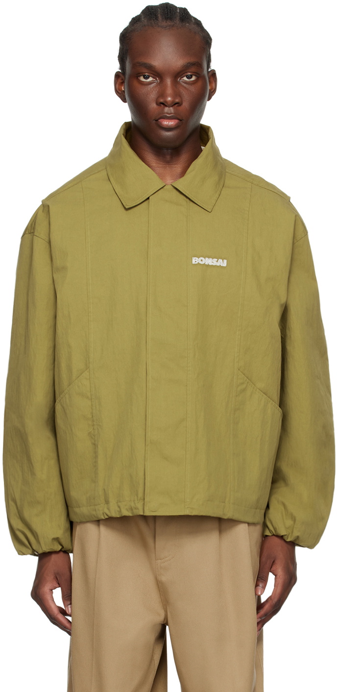 Bonsai Green Muschio Bomber Jacket