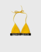 Calvin Klein Underwear Triangle Rp Yellow - Womens - Swimwear