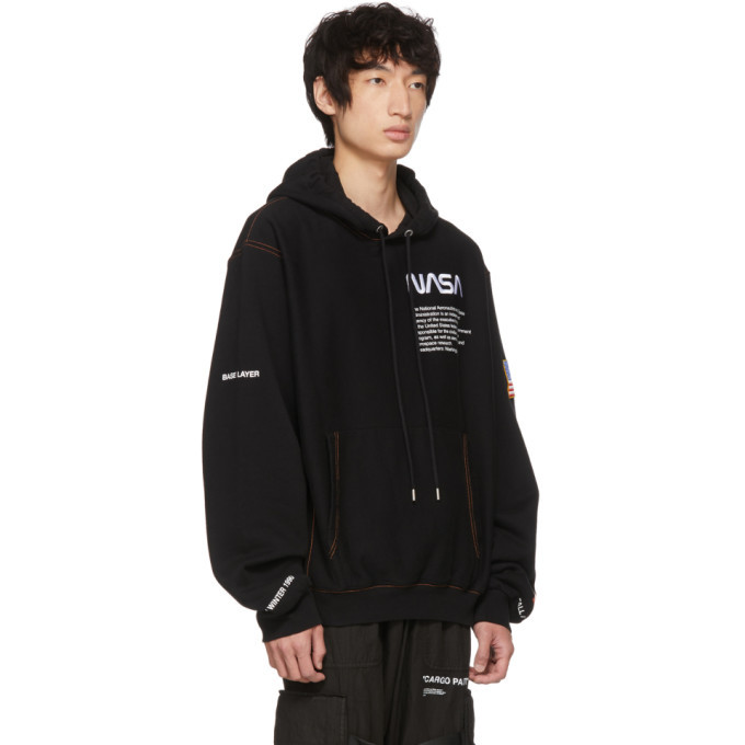 Heron preston cheap nasa black hoodie