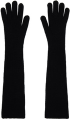 UMBER POSTPAST Black Appliqué Gloves