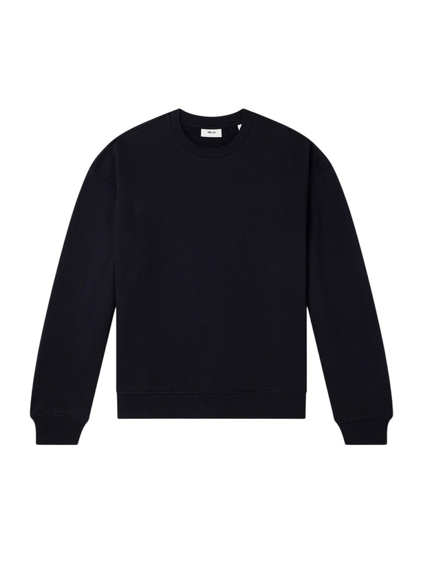 Photo: NN07 - David 3014 Organic Cotton-Jersey Sweatshirt - Blue