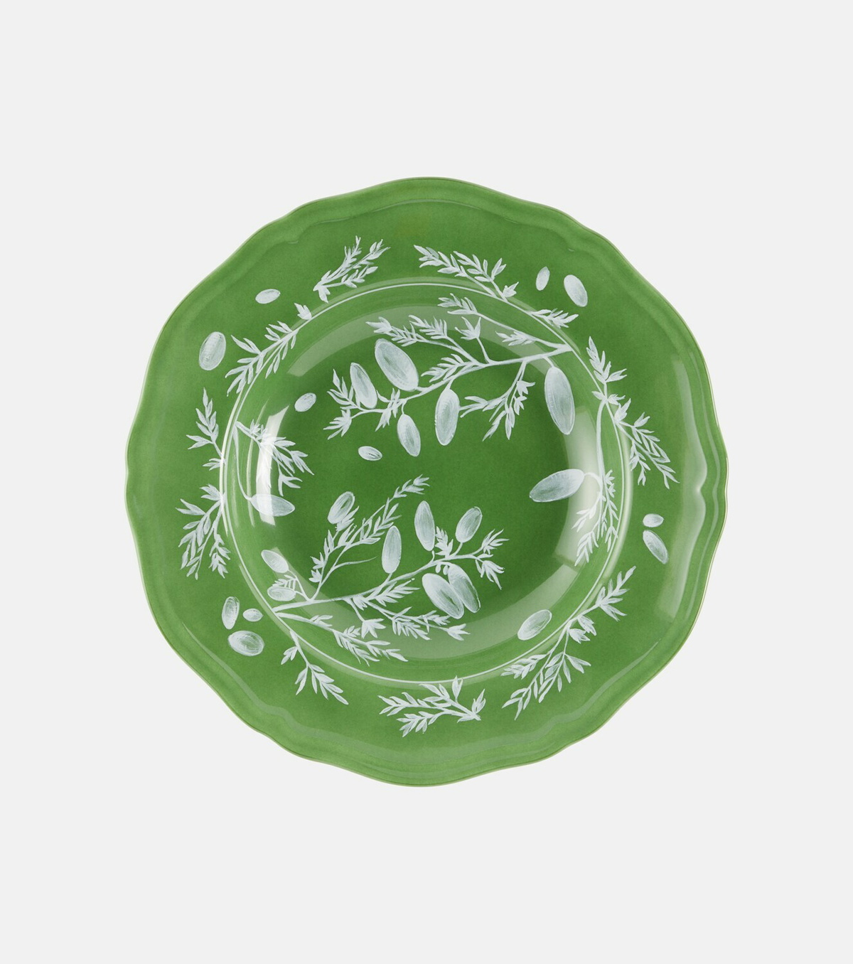 Cabana x Ginori 1735 porcelain soup plate