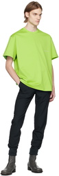 Wooyoungmi Green Leather Patch T-Shirt