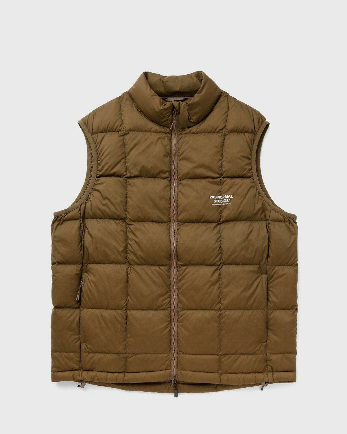 Pas Normal Studios Off Race Down Vest Brown Vests