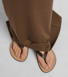 The Row Beach leather thong sandals