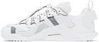 Dolce&Gabbana White Mixed-Material NS1 Sneakers