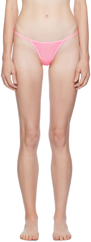 Photo: Alexander Wang Pink Semi-Sheer Thong