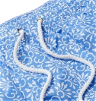 Anderson & Sheppard - Floral-Print Shell Swim Shorts - Blue
