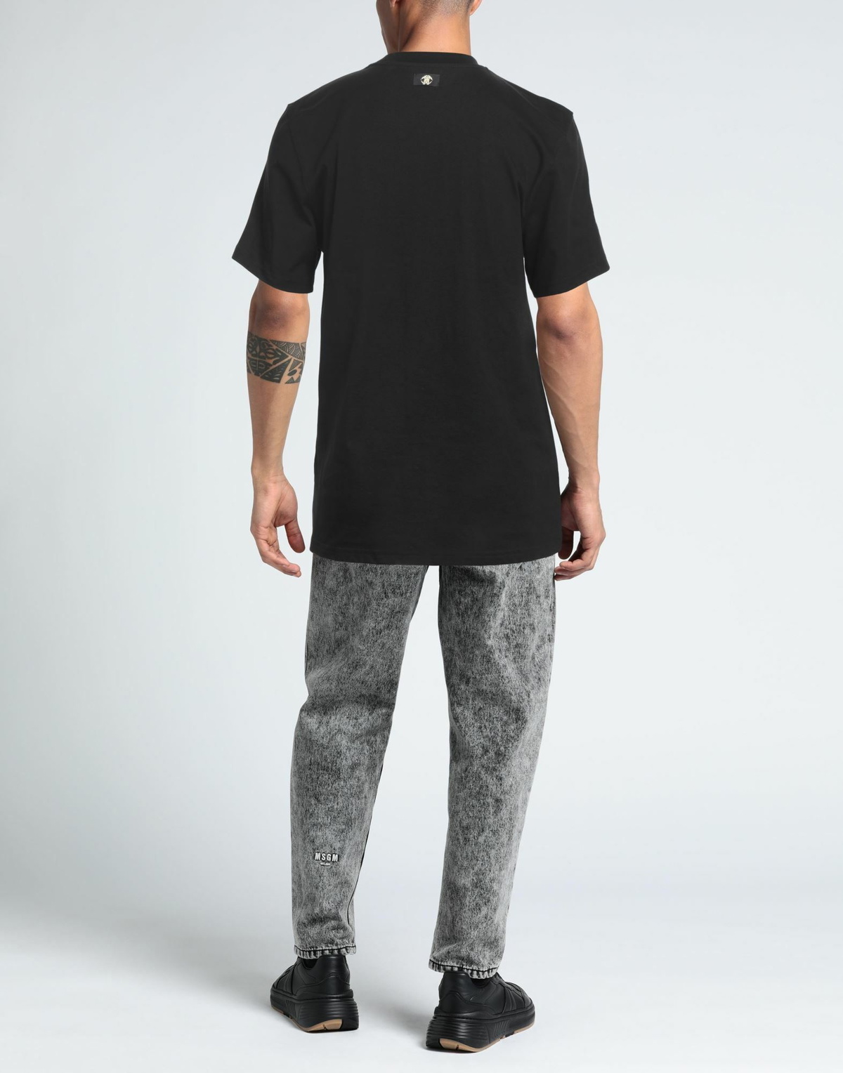 Roberto Cavalli Mens T-shirt in Black