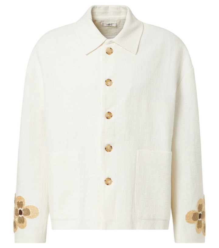 Photo: Commas Floral linen and cotton bouclé jacket