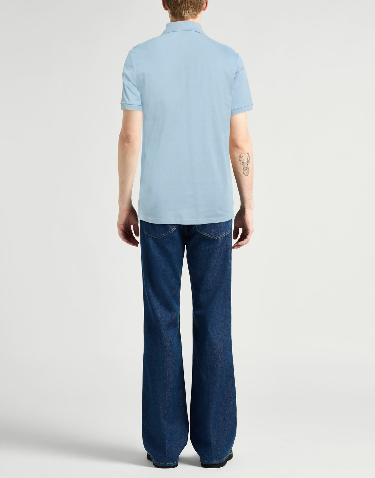 Dunhill Mens Polo shirt Sky in Blue