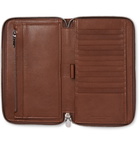 Brunello Cucinelli - Leather Zip-Around Wallet - Brown