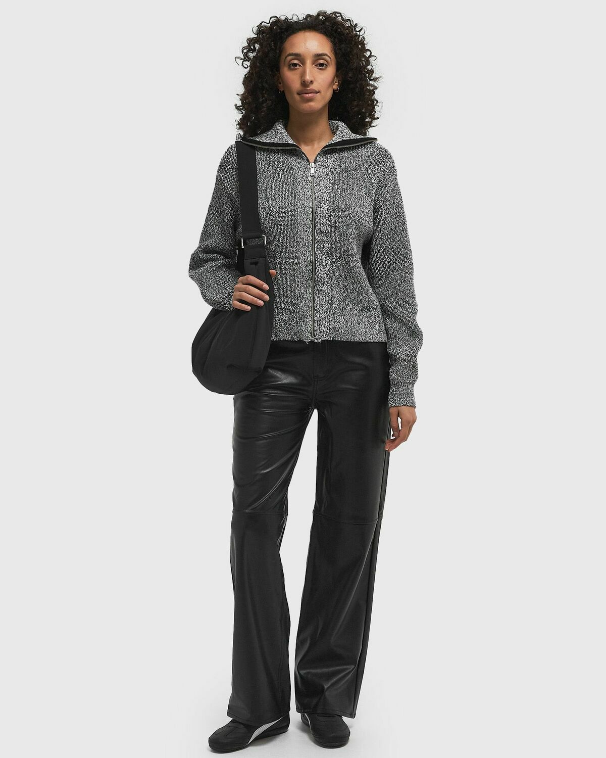 Envii ENWASHINGTON LS CARDIGAN 5190 Black Womens Zippers & Cardigan