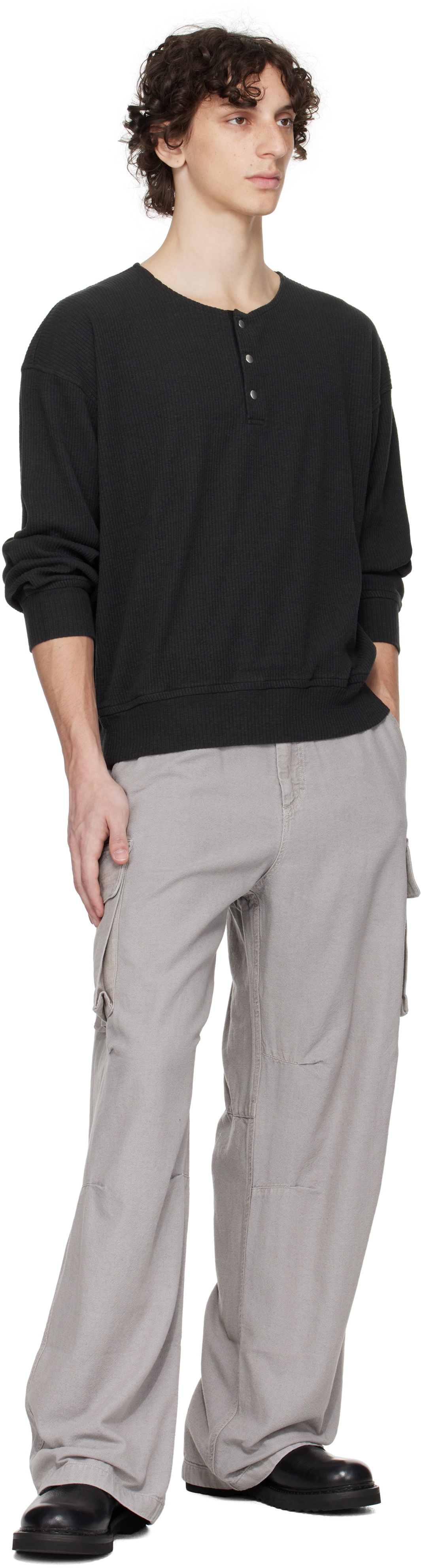 OUR LEGACY Black Ballon Henley