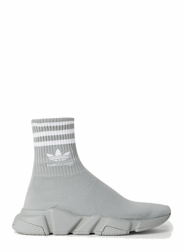 Photo: adidas x Balenciaga - Speed Sneakers in Grey