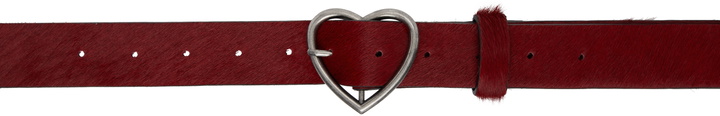 Photo: Martine Rose Red Heart Belt