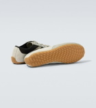 McQueen Boxe suede-trimmed sneakers