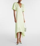 Stella McCartney Envers satin midi dress