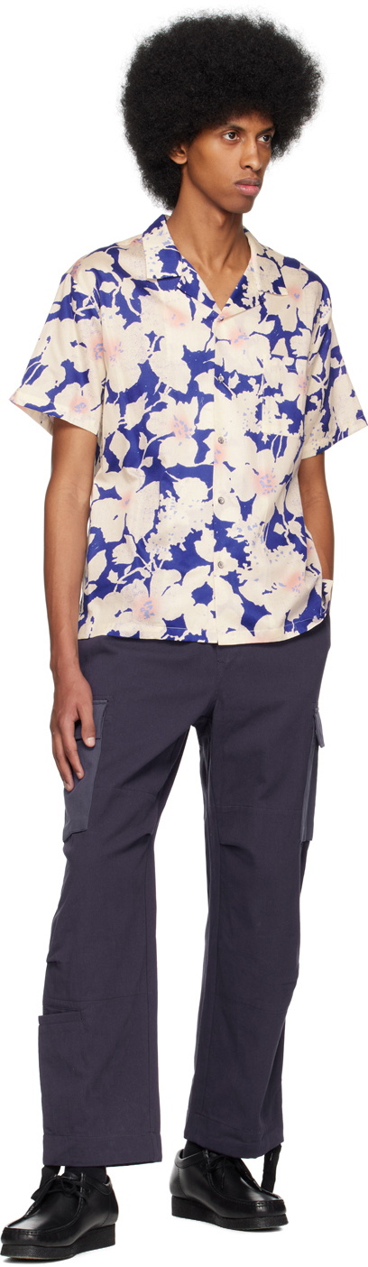 Double Rainbouu Blue Cloud Control Shirt