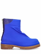 424 - Marathon Leather & Lycra Zipped Boots