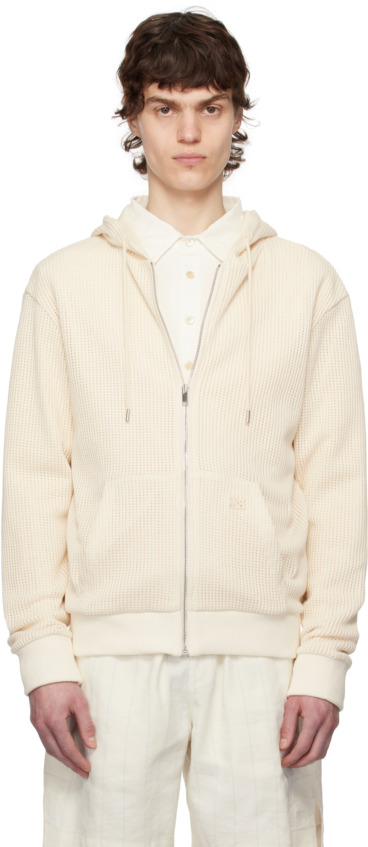 Wales Bonner Off-White Stereo Hoodie