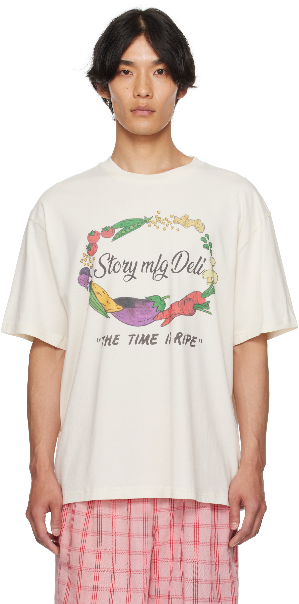 Story mfg. Off-White Grateful S/S T-Shirt