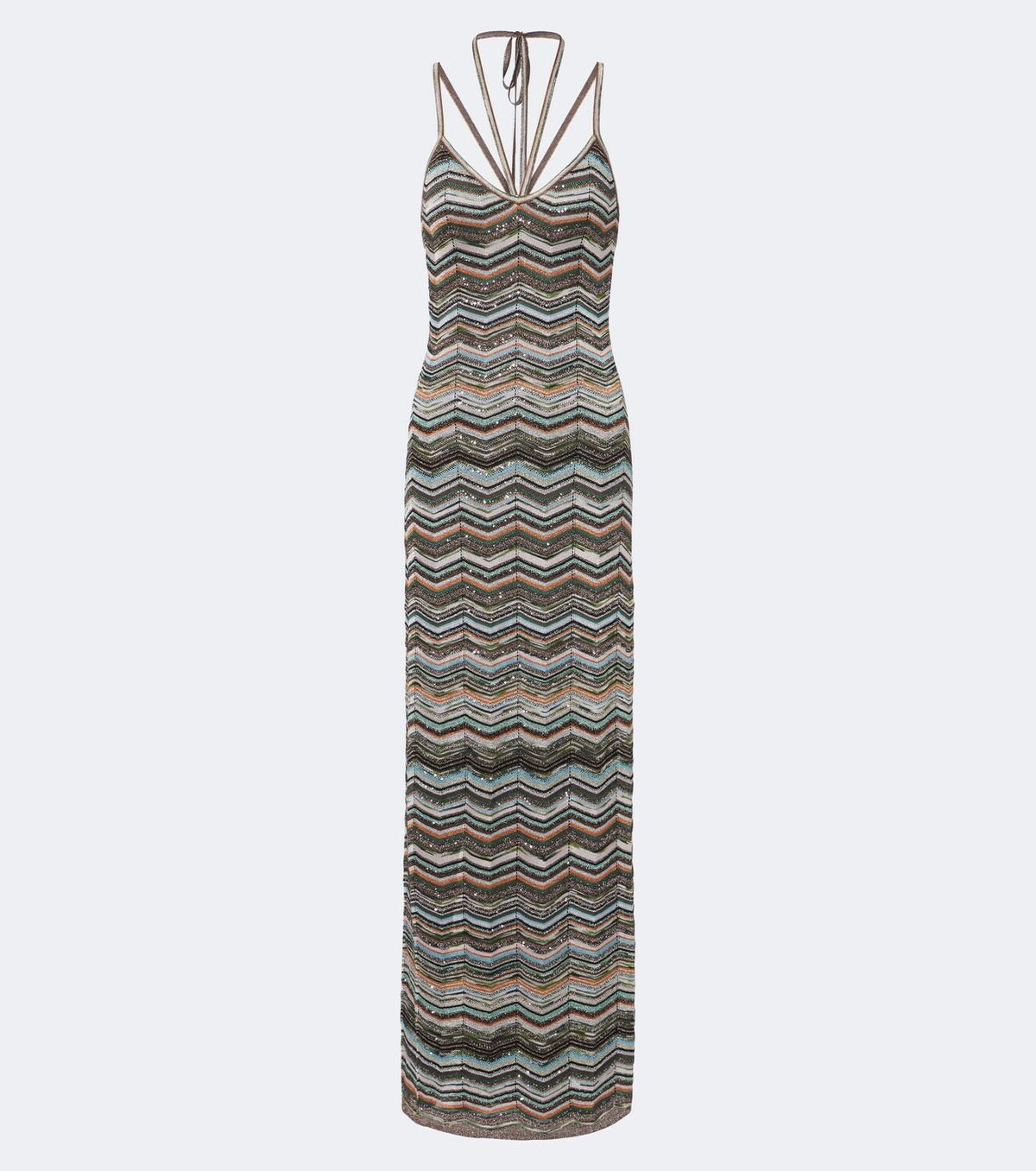 Missoni ZigZag lamé maxi dress