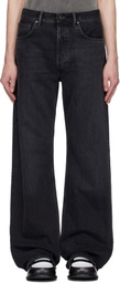 Acne Studios Black Loose Fit 2021M Jeans