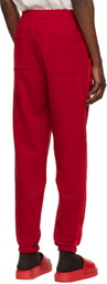 adidas x IVY PARK Red Cotton Lounge Pants