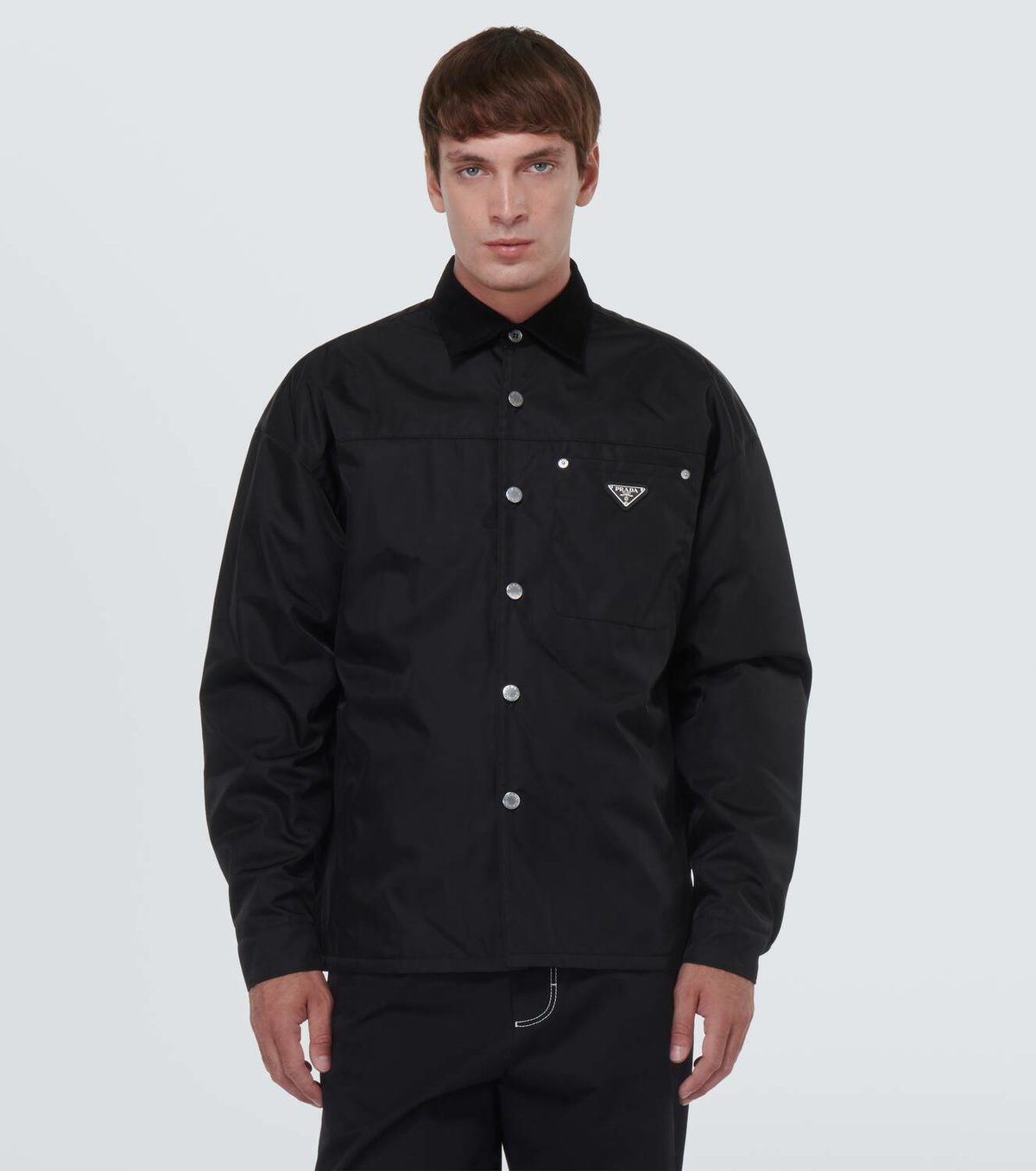 【PRADA】RE-NYLON PADDED SHIRT Prada Re-Nylon Padded Shirt | Saks Fifth Avenue